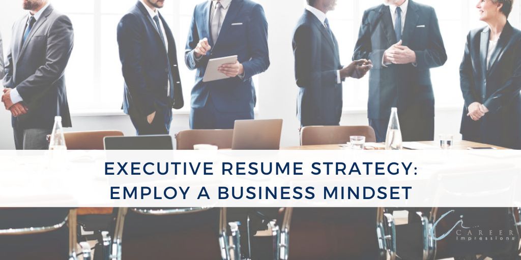 Executive resume strategy