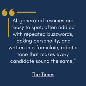 Recruiters think AI resumes all sound the same.