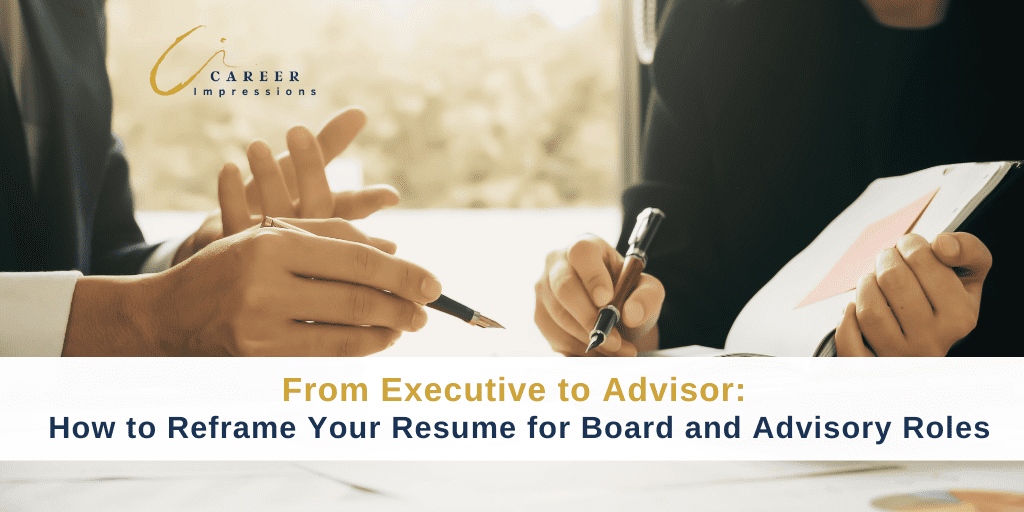 Executive to Advisor Executive to Advisor